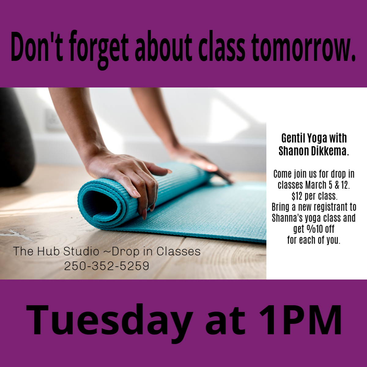 yoga-class-tomorrow-in-the-hub-studio-rise-bc